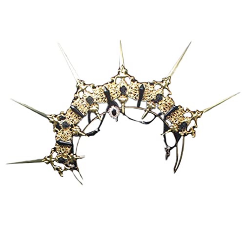 MALSSE Gothic-Kronen-Stirnband-Paket, Halloween, Vintage, für Sonne, Kopfschmuck, Teile MALSSE Gothic-Kronen-Stirnband-Paket, Halloween, Vintage, für Sonne, Kopfschmuck, Teile von MALSSE