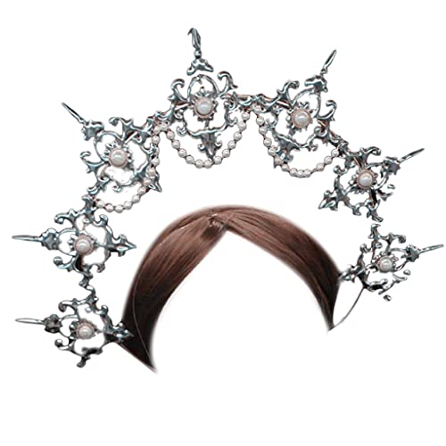 MALSSE Gothic-Kronen-Stirnband-Paket, Halloween, Vintage, für Sonne, Kopfschmuck, Teile MALSSE Gothic-Kronen-Stirnband-Paket, Halloween, Vintage, für Sonne, Kopfschmuck, Teile von MALSSE