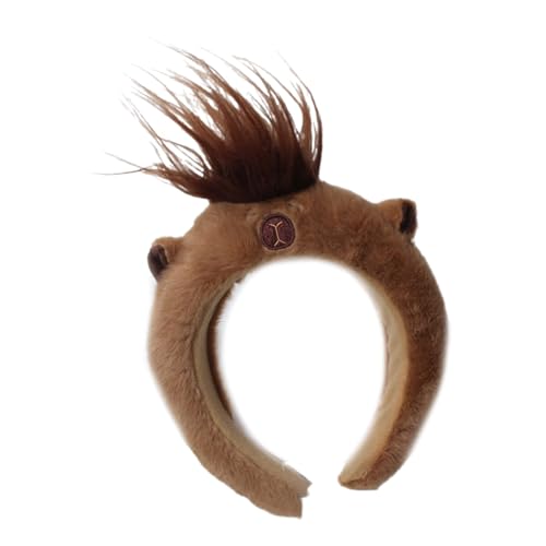 MALSSE Haarbänder, festliche Foto-Requisiten, Cartoon-Capybara-Stirnbänder, Party-Kopfschmuck, Spaß für Musik-Festivals, Cartoon für Frauen von MALSSE