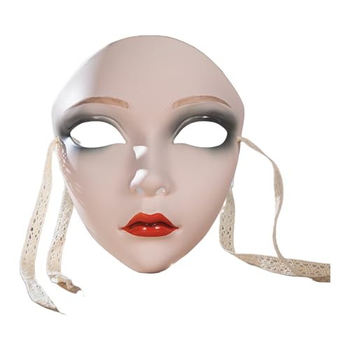 MALSSE Maskerade Handgemaltes Vollgesicht für Damen und Herren, Cosplay, Party, Fotografie, Requisiten, Halloween-Dekoration MALSSE Maskerade Handgemaltes Vollgesicht für Damen und Herren, Cosplay, Party, Fotografie, Requisiten, Halloween-Dekoration von MALSSE