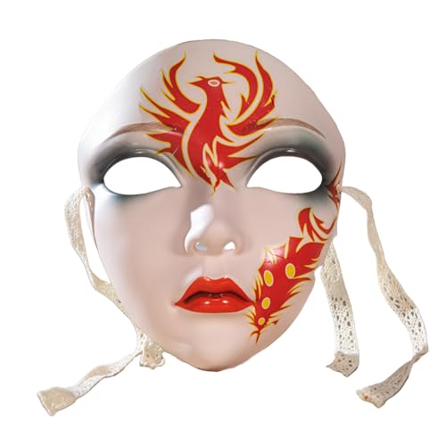 MALSSE Maskerade Handgemaltes Vollgesicht für Damen und Herren, Cosplay, Party, Fotografie, Requisiten, Halloween-Dekoration MALSSE Maskerade Handgemaltes Vollgesicht für Damen und Herren, Cosplay, Party, Fotografie, Requisiten, Halloween-Dekoration von MALSSE