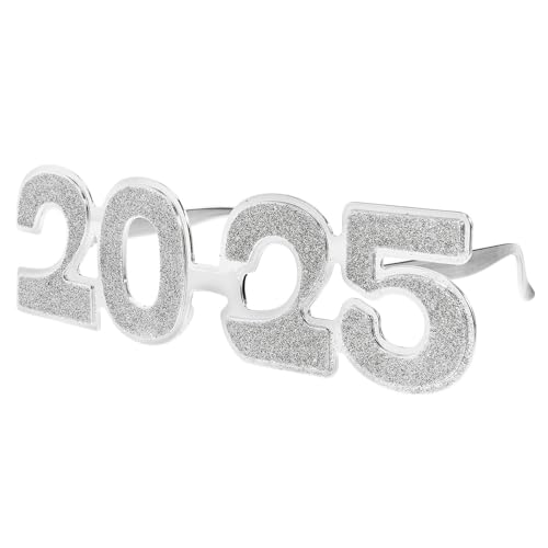 MALSSE Neujahrsbrille 2025, Sonnenbrille, Foto-Requisiten, dekorative Brille für Neujahrsparty, mehrfarbig MALSSE Neujahrsbrille 2025, Sonnenbrille, Foto-Requisiten, dekorative Brille für Neujahrsparty, mehrfarbig von MALSSE