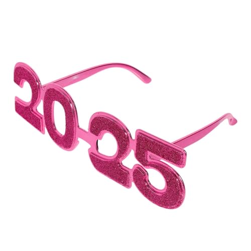 MALSSE Neujahrsbrille 2025, Sonnenbrille, Foto-Requisiten, dekorative Brille für Neujahrsparty, mehrfarbig MALSSE Neujahrsbrille 2025, Sonnenbrille, Foto-Requisiten, dekorative Brille für Neujahrsparty, mehrfarbig von MALSSE