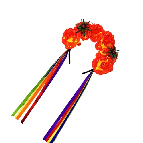 MALSSE Verstellbarer Halloween-Kopfschmuck, Glitzer, Spinnen, Kopfbedeckung, weiches Polyester, Kopfbedeckung, Kostüm, Party, Dekoration, leicht, Halloween-Kopfbedeckung MALSSE Verstellbarer Halloween-Kopfschmuck, Glitzer, Spinnen, Kopfbedeckung, weiches Polyester, Kopfbedeckung, Kostüm, Party, Dekoration, leicht, Halloween-Kopfbedeckung von MALSSE