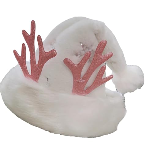 MALSSE Weihnachtsmütze mit Hirschhorn für Kinder, Frauen, Mädchen, Geburtstag, Weihnachten, Plüsch, Hirsch, Horn, Hut für Fotografie MALSSE Weihnachtsmütze mit Hirschhorn für Kinder, Frauen, Mädchen, Geburtstag, Weihnachten, Plüsch, Hirsch, Horn, Hut für Fotografie von MALSSE
