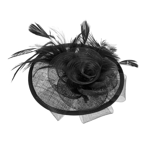 MALSSE Wunderschöner Fascinator-Hut, zartes britisches Leinen, Brauthut, Accessoire für Themenpartys und festliche Anlässe von MALSSE