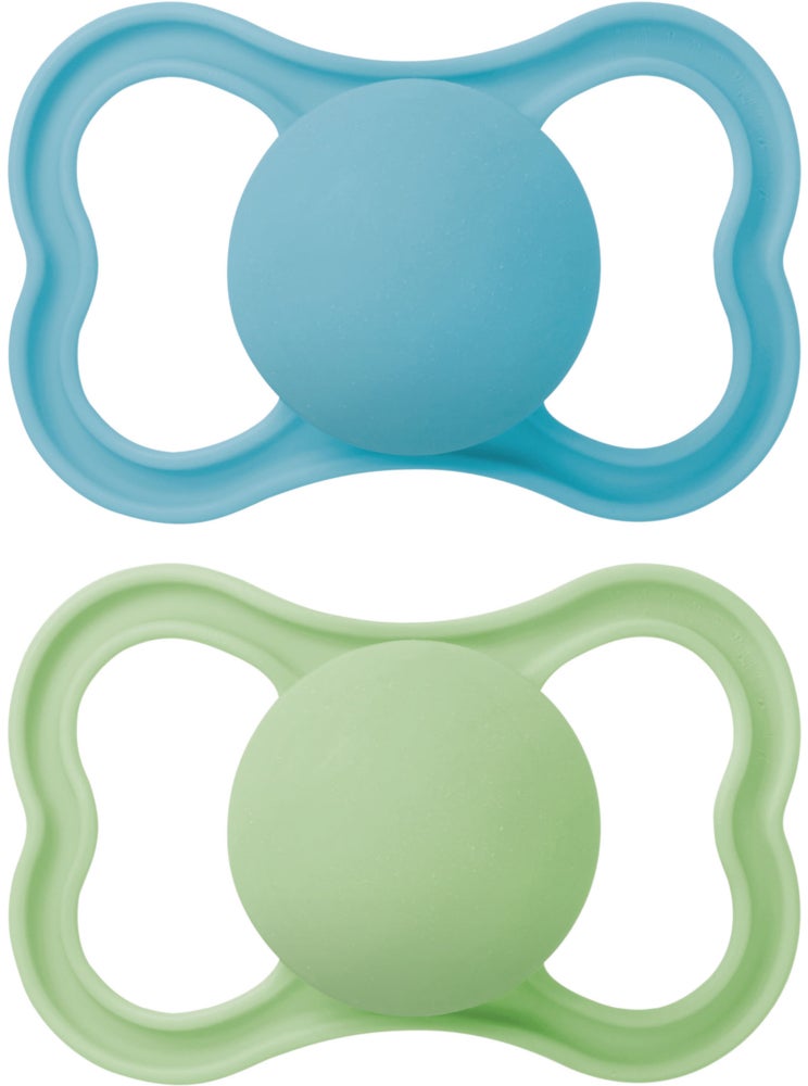 MAM Air Silikon Schnuller 6-16m, Blau MAM Air Silikon Schnuller 6-16m, Blau von MAM