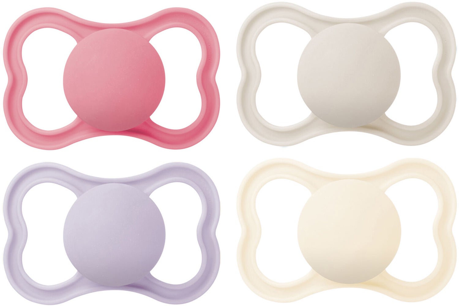 MAM Air Silikon Schnuller 6-16m 4er-Pack, Rosa/Neutral MAM Air Silikon Schnuller 6-16m 4er-Pack, Rosa/Neutral von MAM