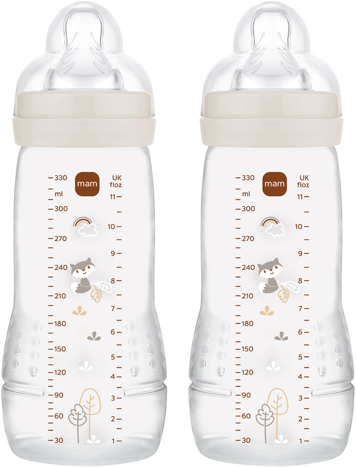 MAM Easy Active Babyflasche 330 ml 2er-Pack, Neutral MAM Easy Active Babyflasche 330 ml 2er-Pack, Neutral von MAM