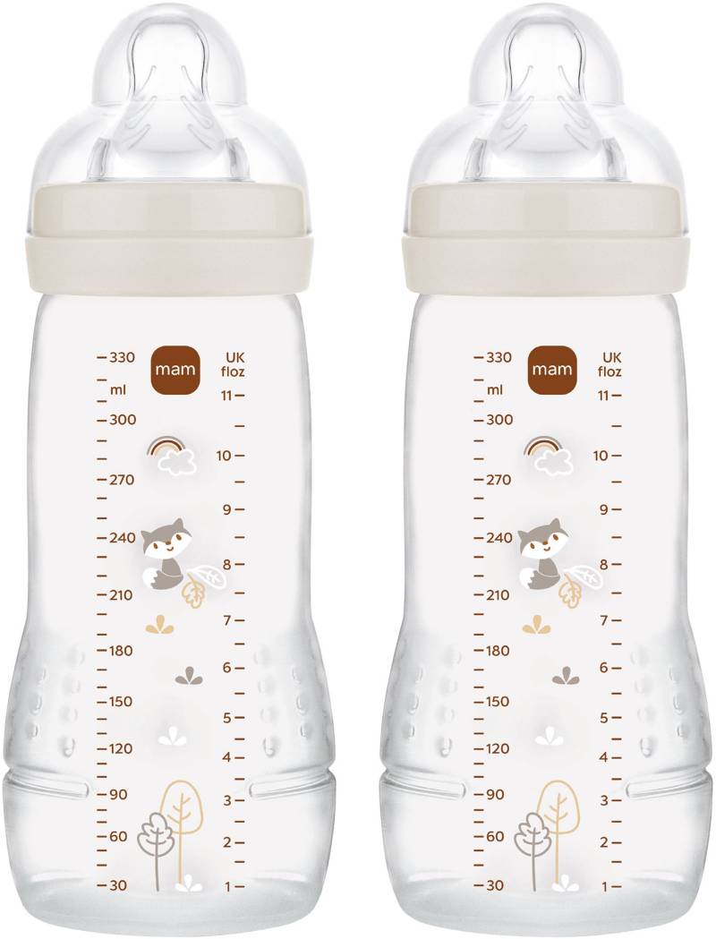MAM Easy Active Babyflasche 330 ml 2er-Pack, Neutral von MAM
