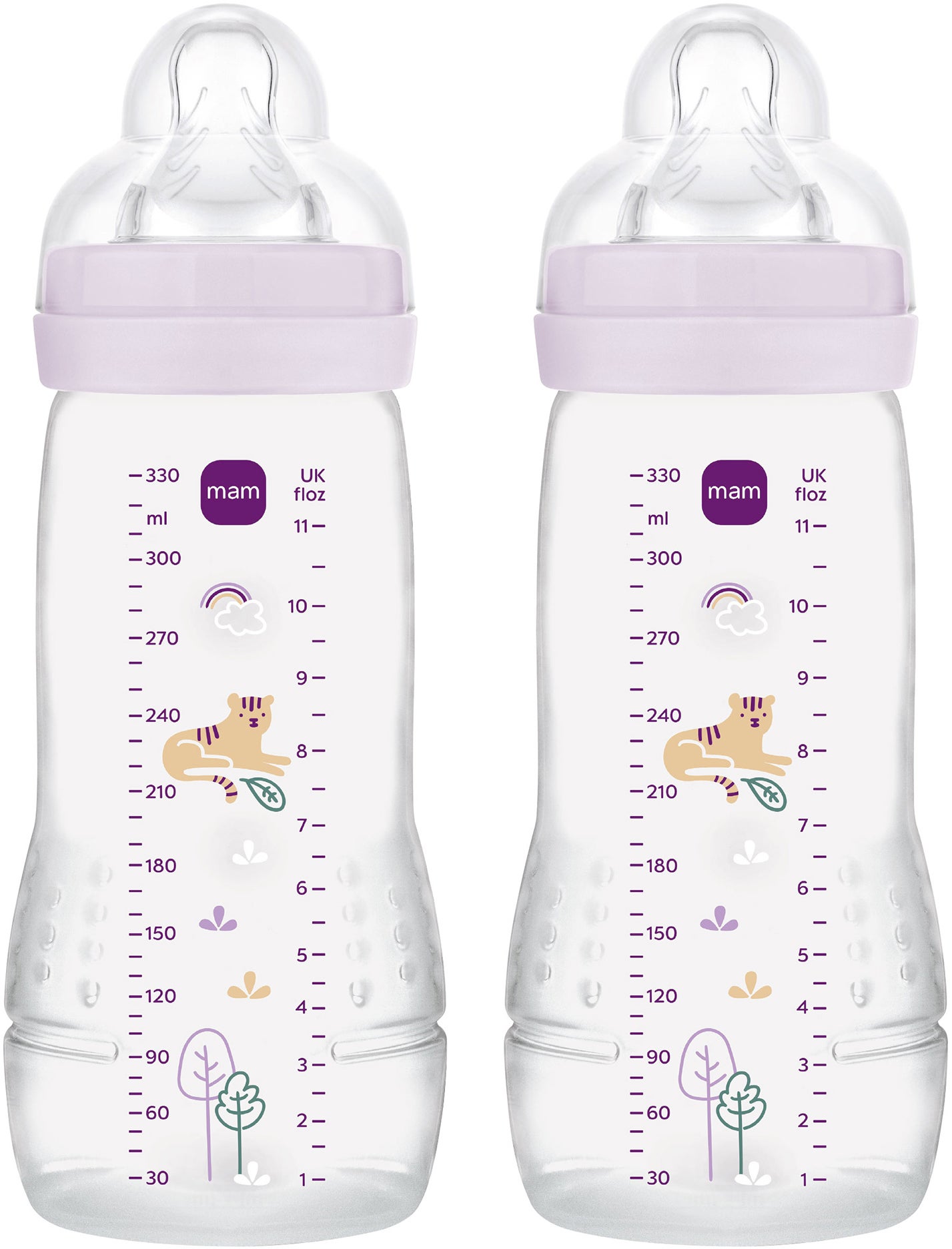 MAM Easy Active Babyflasche 330 ml 2er-Pack, Pink MAM Easy Active Babyflasche 330 ml 2er-Pack, Pink von MAM