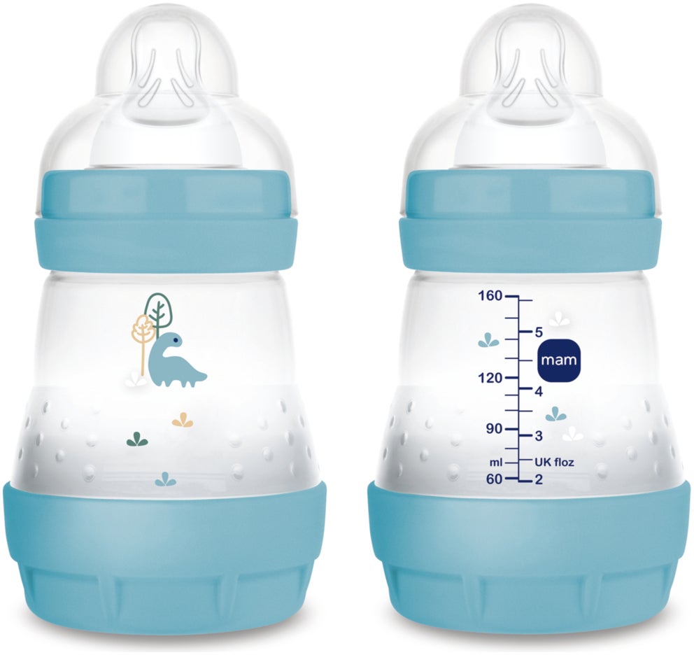 MAM Easy Start Babyflasche Anti-Kolik 160 ml, Blau MAM Easy Start Babyflasche Anti-Kolik 160 ml, Blau von MAM