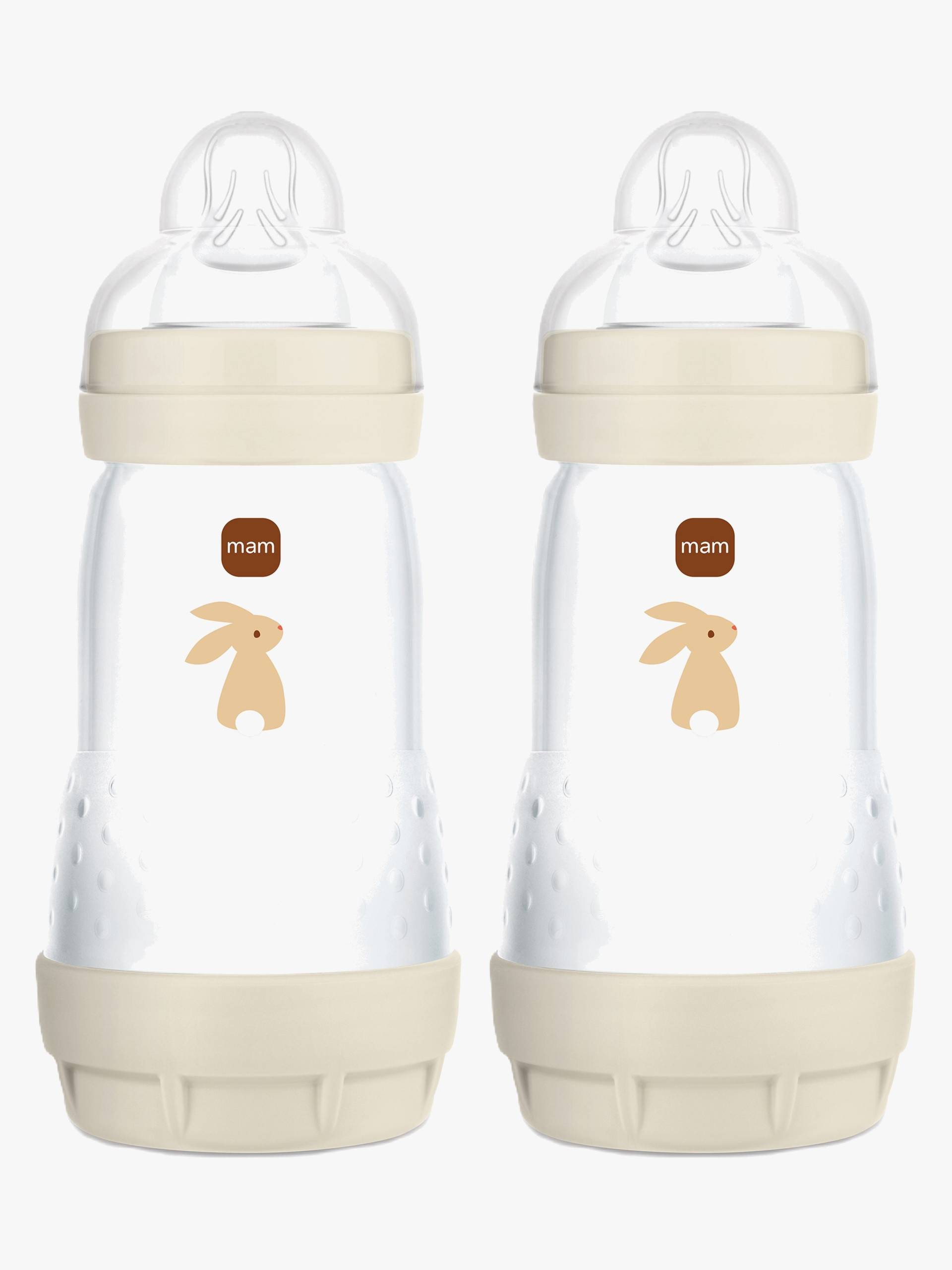MAM Easy Start Babyflasche Anti-Kolik 260 ml 2er-Pack, Neutral von MAM