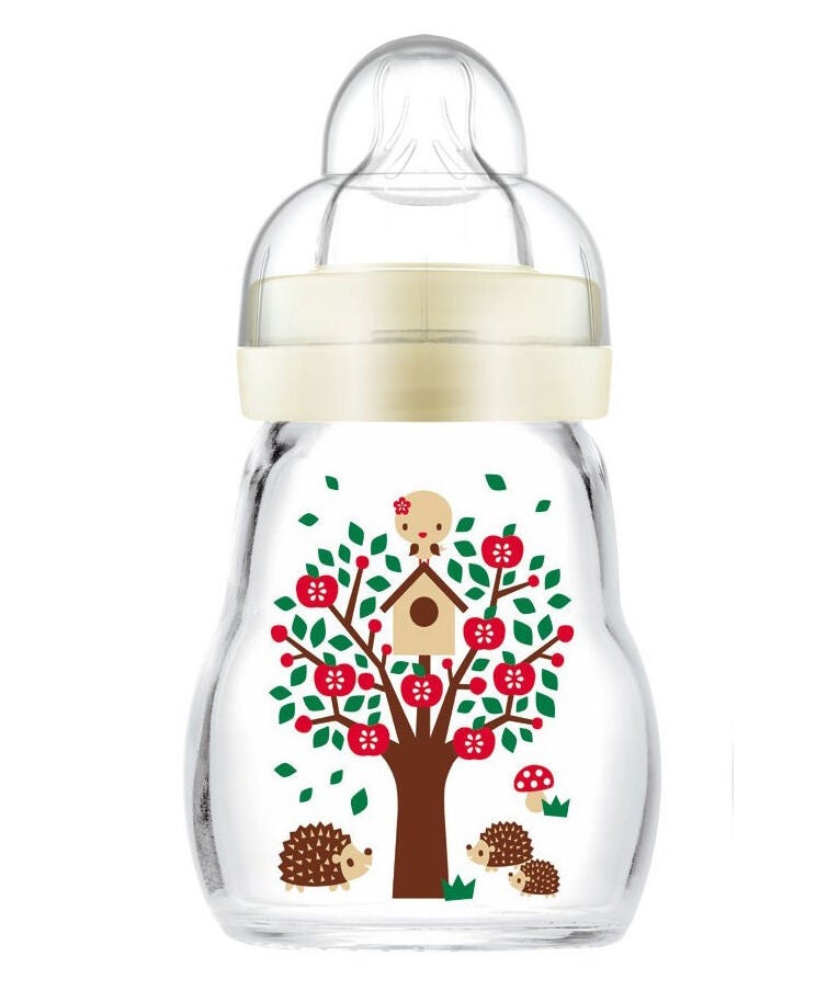 MAM Feel Good Babyflasche Glas 170 ml, Neutral MAM Feel Good Babyflasche Glas 170 ml, Neutral von MAM