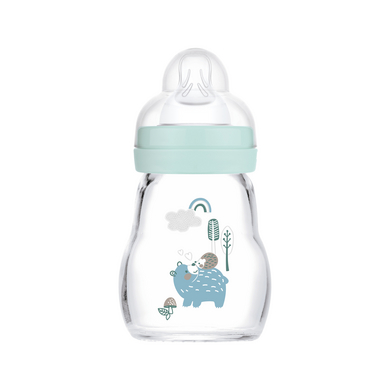 MAM Glasflasche Feel Good blau 170 ml ab 0 Monaten sage von MAM