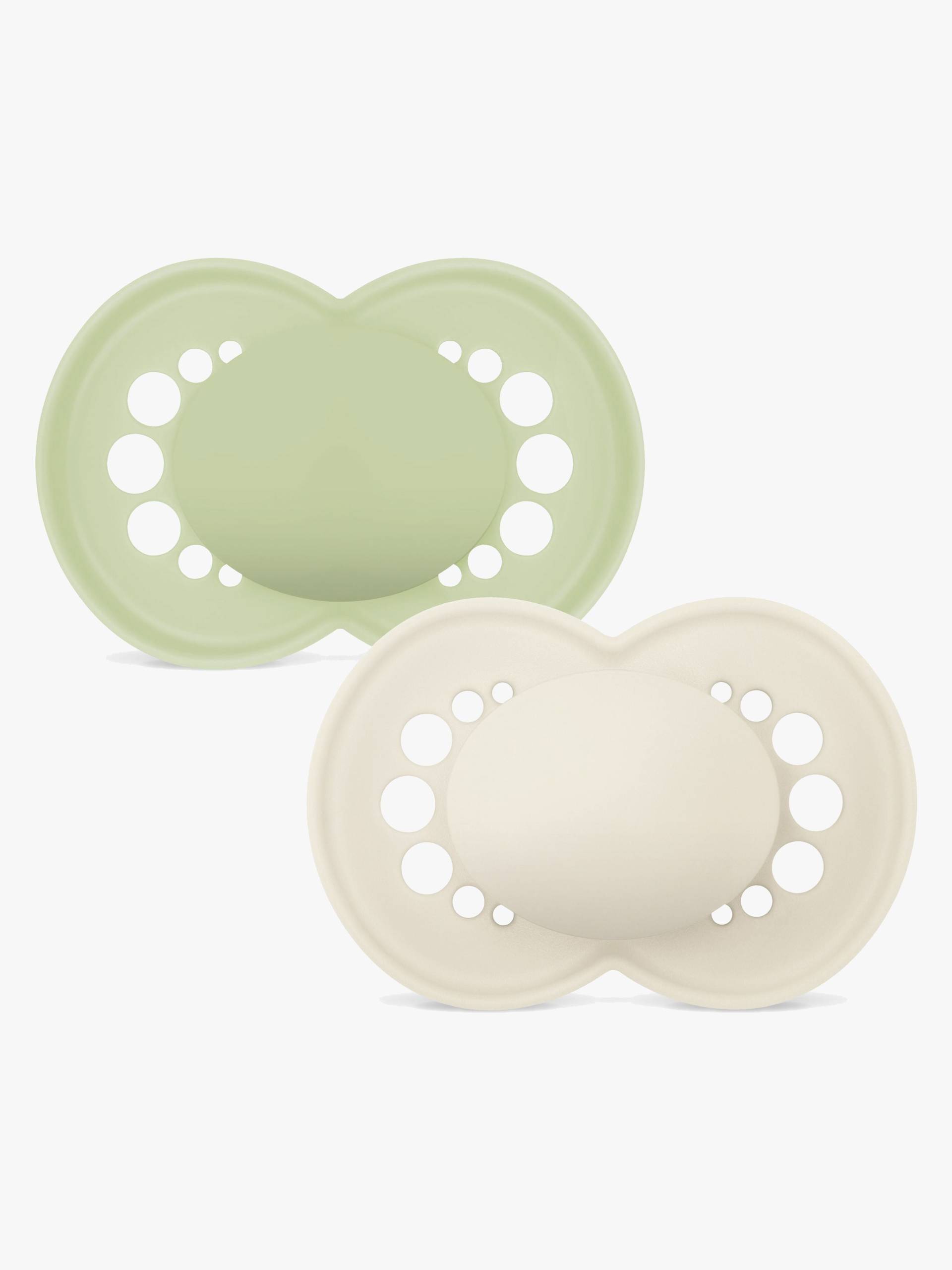 MAM Orginal Schnuller Silikon 2er-Pack 16-36m, Grün von MAM