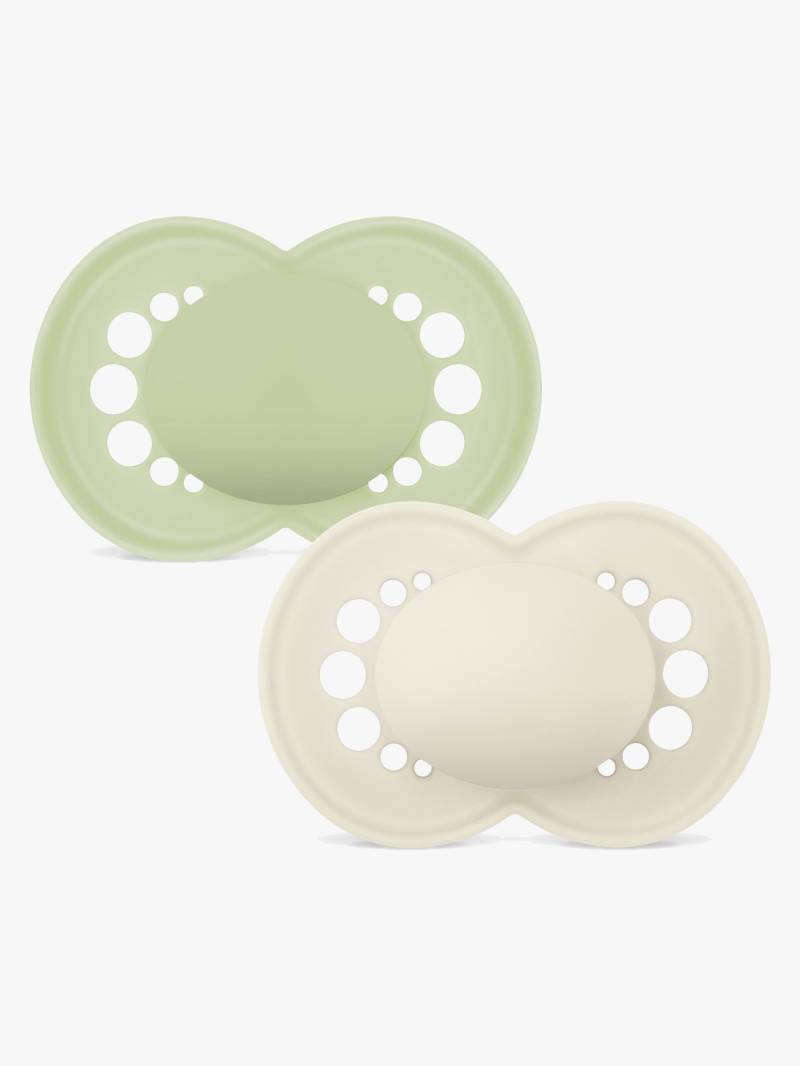 MAM Orginal Schnuller Silikon 2er-Pack 6-16m, Grün von MAM