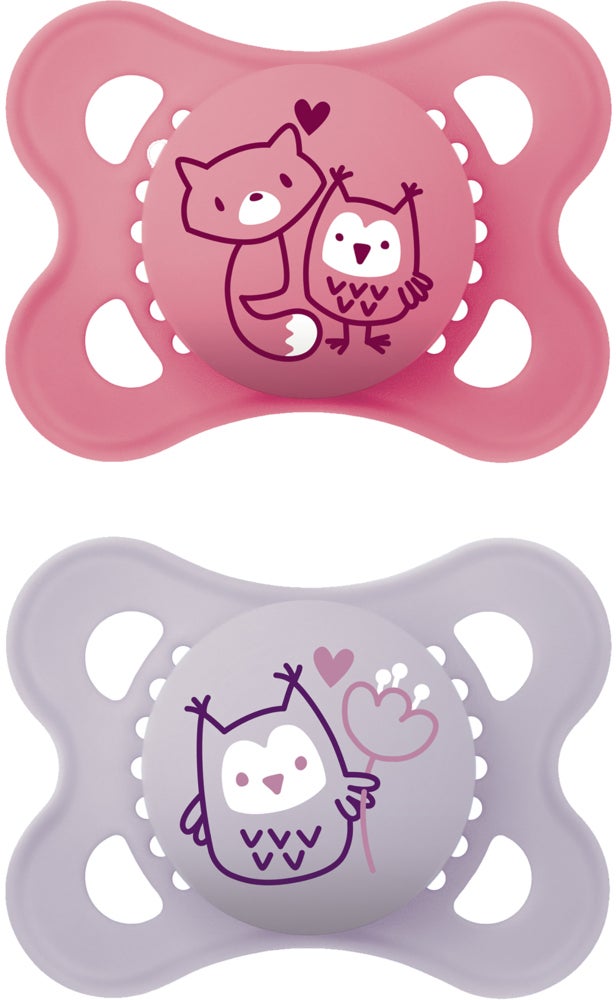 MAM Original Naturkautschuk Schnuller 0–6 M, Rosa MAM Original Naturkautschuk Schnuller 0–6 M, Rosa von MAM