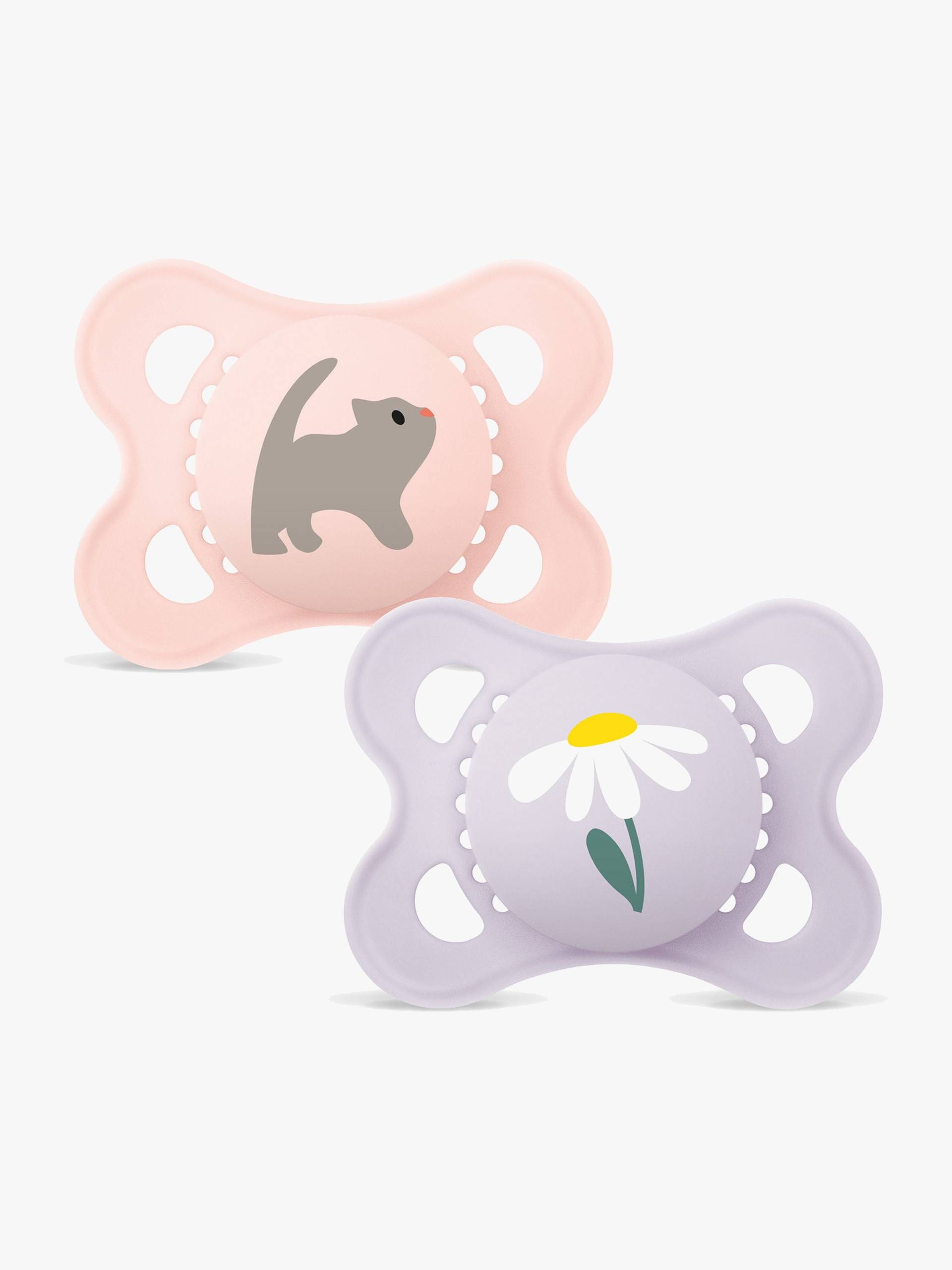 MAM Original Naturkautschuk Schnuller 2er-Pack 0-6m, Neutral von MAM