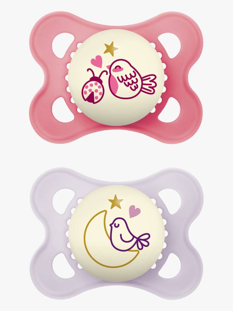 MAM Original Night Schnuller 0-6m, Rosa von MAM