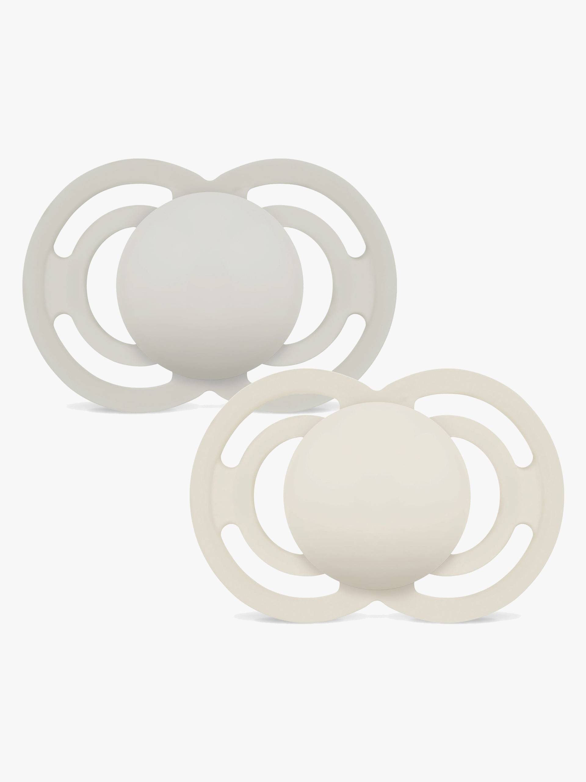 MAM Perfect Schnuller Silikon 2er-Pack 16-36m, Neutral von MAM