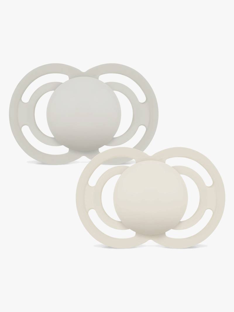 MAM Perfect Schnuller Silikon 2er-Pack 16-36m, Neutral von MAM