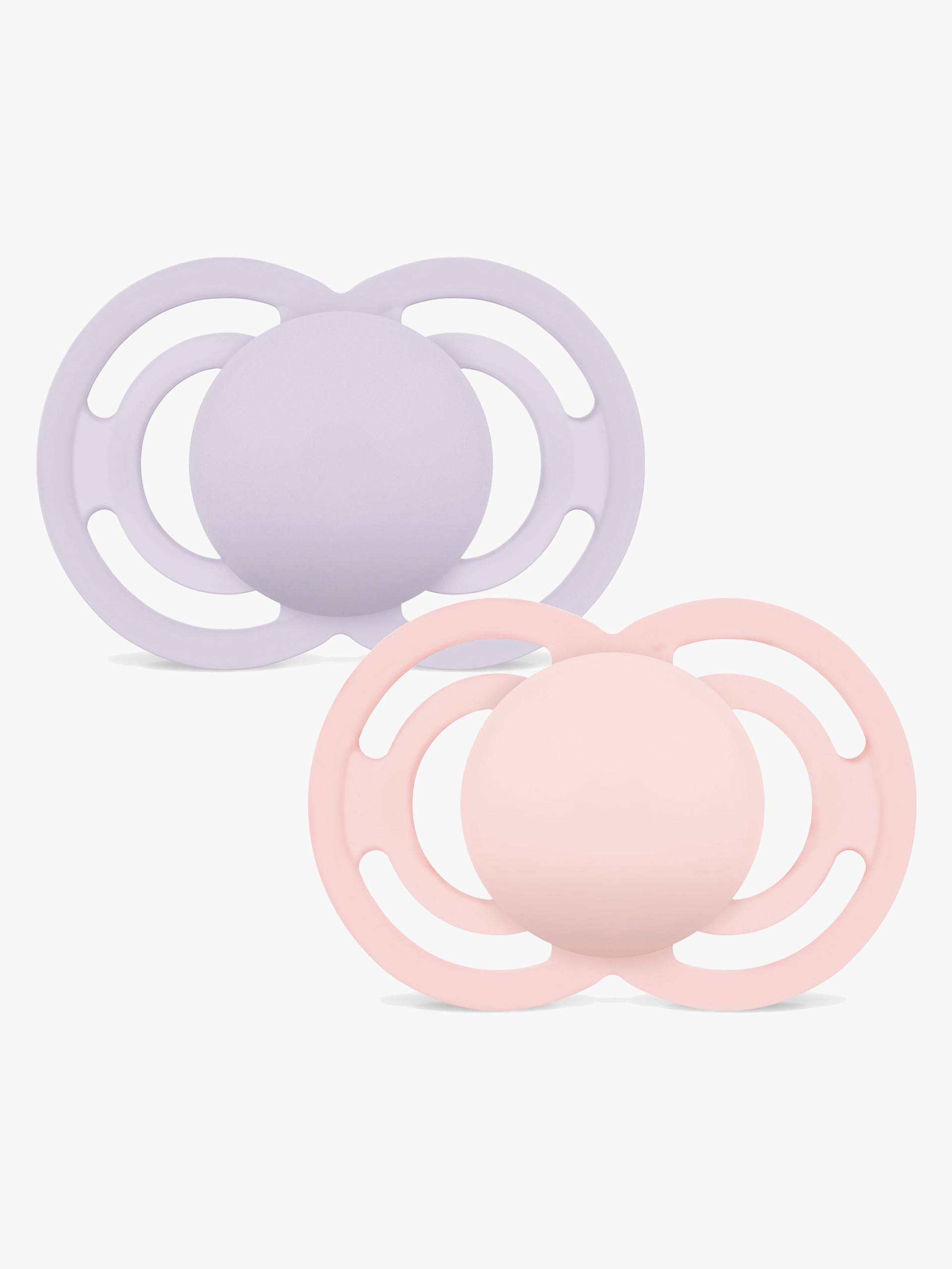 MAM Perfect Schnuller Silikon 2er-Pack 16-36m, Rosa von MAM