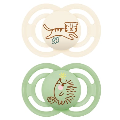 MAM Schnuller Perfect Silikon 2 Stk. 6-16 Monate Tiger/Igel MAM Schnuller Perfect Silikon 2 Stk. 6-16 Monate Tiger/Igel von MAM