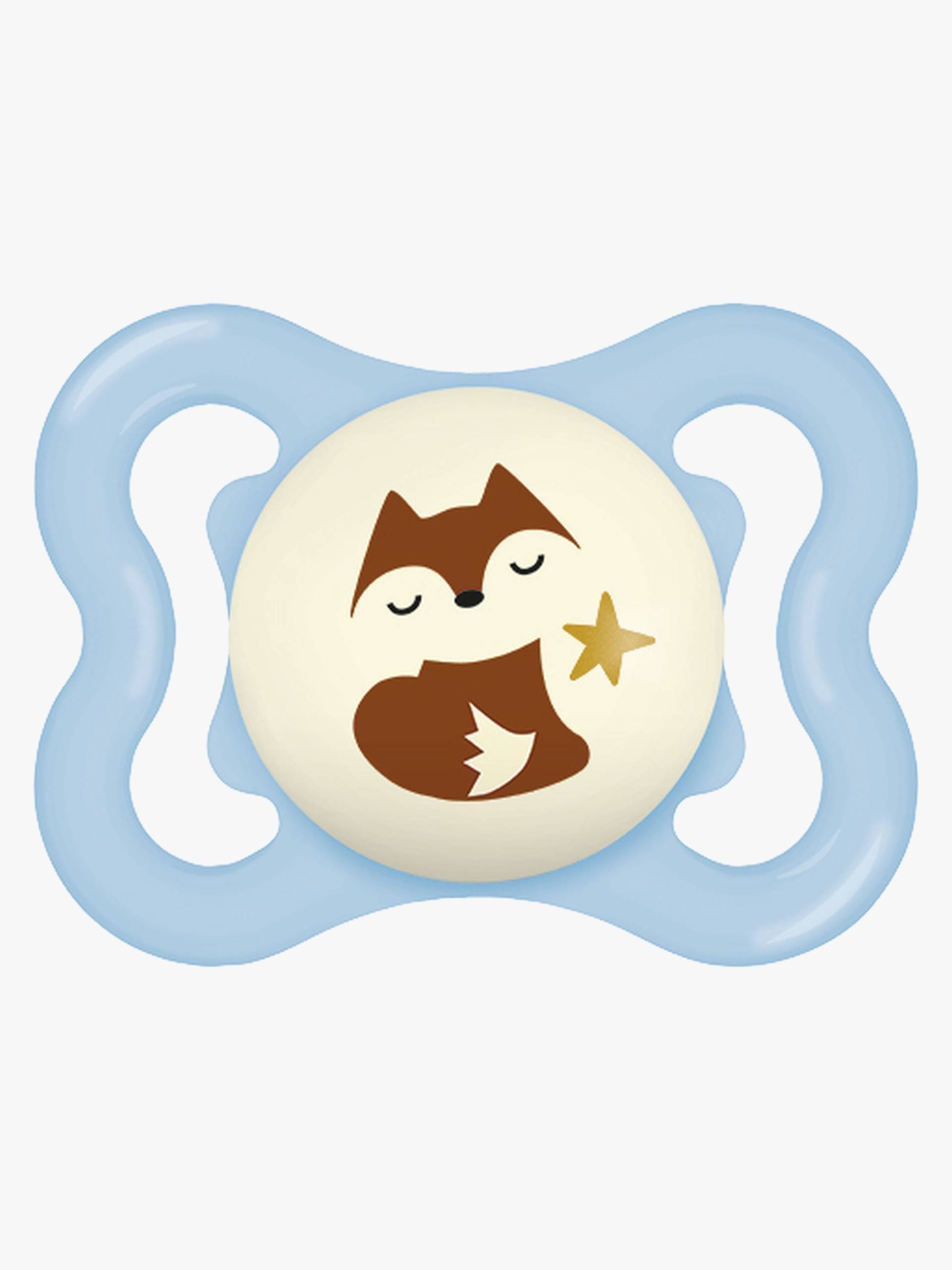 MAM Supreme Night Schnuller Silikon 0-6m, Blau von MAM