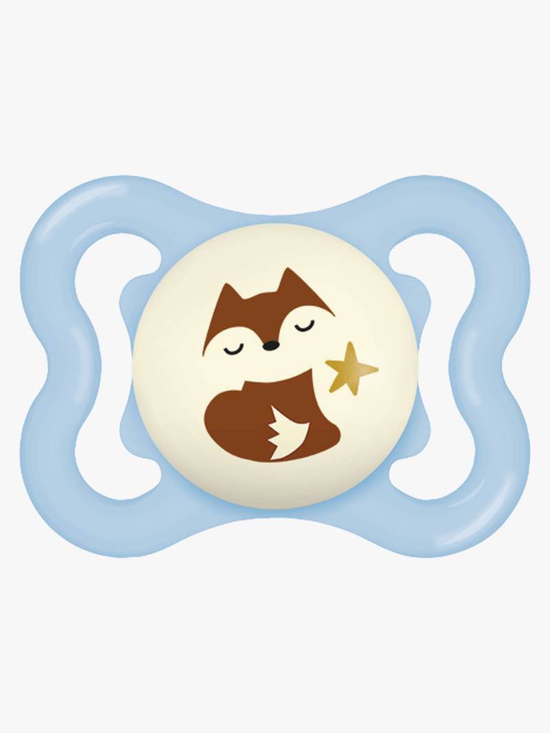 MAM Supreme Night Schnuller Silikon 0-6m, Blau von MAM