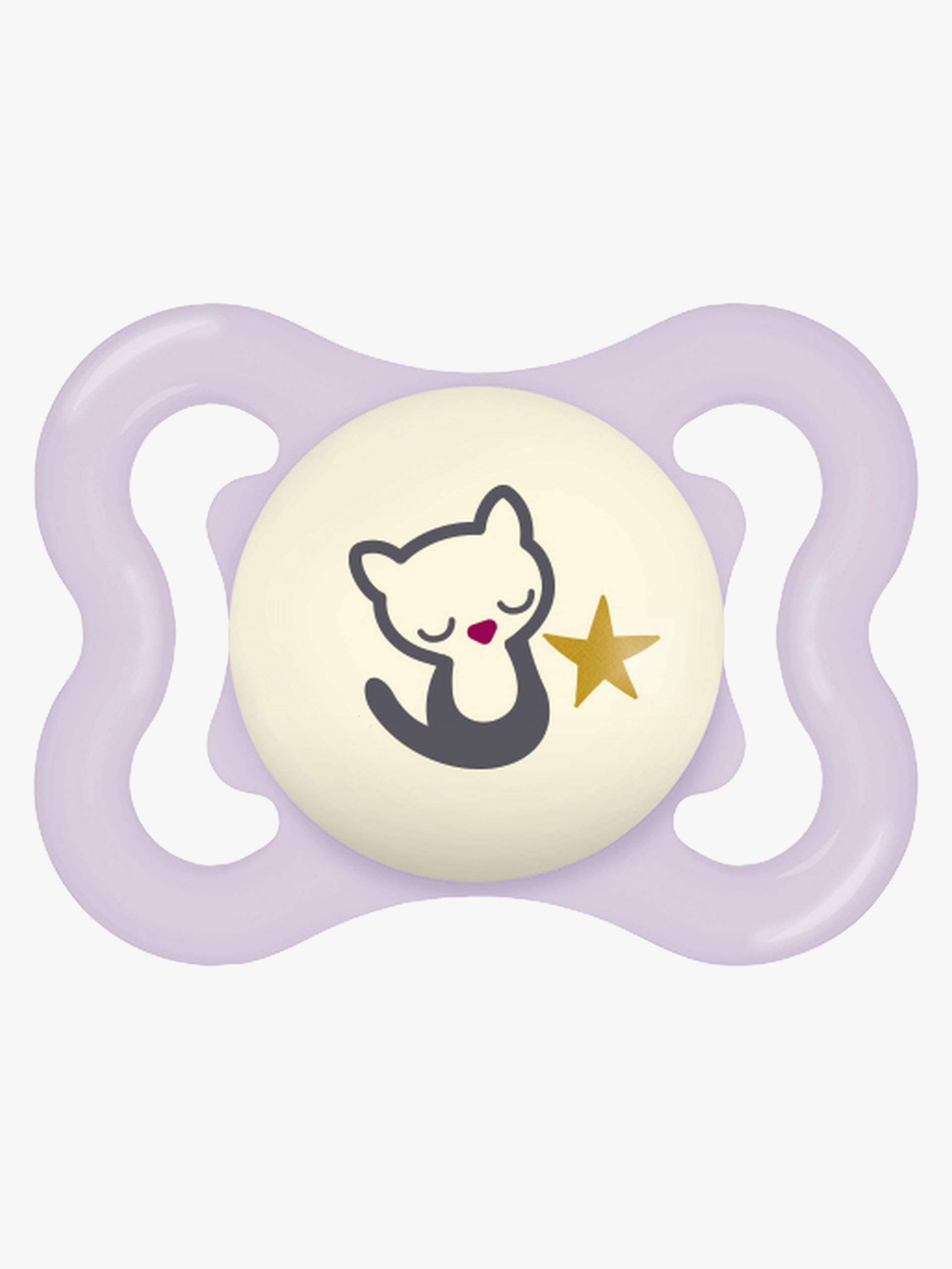 MAM Supreme Night Schnuller Silikon 0-6m, Rosa von MAM