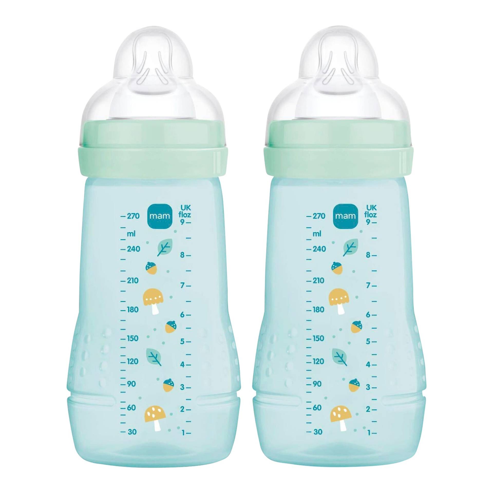Mam 2er-Pack Babyflaschen Easy Active, Weithals, 270 ml, ab 0M Mam 2er-Pack Babyflaschen Easy Active, Weithals, 270 ml, ab 0M von MAM