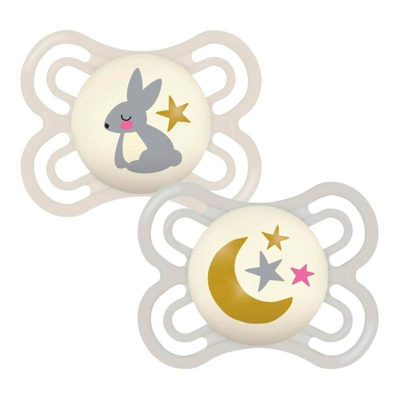 Mam 2er-Pack Schnuller Perfect Night Silikon, 0-6M Mam 2er-Pack Schnuller Perfect Night Silikon, 0-6M von MAM