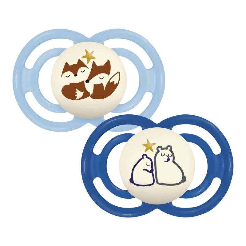 Mam 2er-Pack Schnuller Perfect Night Silikon, 6-16M Mam 2er-Pack Schnuller Perfect Night Silikon, 6-16M von MAM