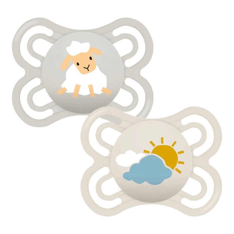 Mam 2er-Pack Schnuller Perfect Silikon, 0-6M von MAM
