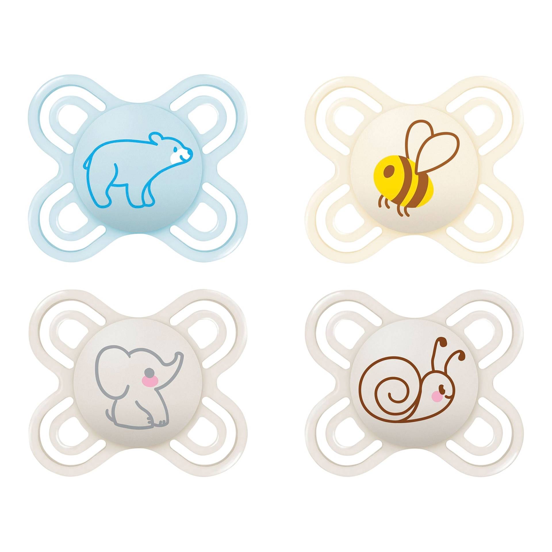 Mam 4er-Pack Schnuller Perfect Start Silikon, 0-2 M Mam 4er-Pack Schnuller Perfect Start Silikon, 0-2 M von MAM