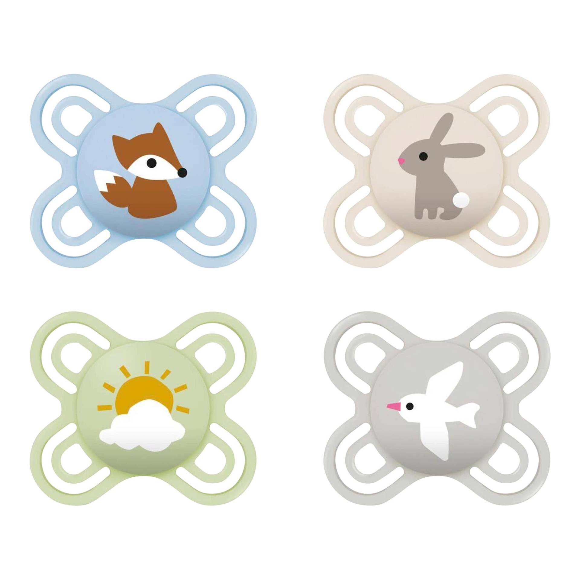 Mam 4er-Pack Schnuller Perfect Start Silikon, 0-2 M Mam 4er-Pack Schnuller Perfect Start Silikon, 0-2 M von MAM