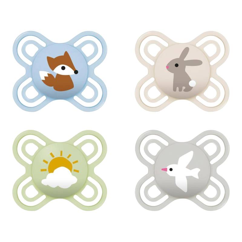 Mam 4er-Pack Schnuller Perfect Start Silikon, 0-2 M Mam 4er-Pack Schnuller Perfect Start Silikon, 0-2 M von MAM