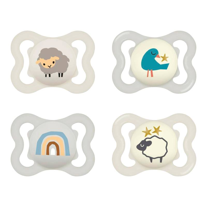 Mam 4er-Pack Schnuller Supreme Day+Night Silikon, 0-6 M Mam 4er-Pack Schnuller Supreme Day+Night Silikon, 0-6 M von MAM