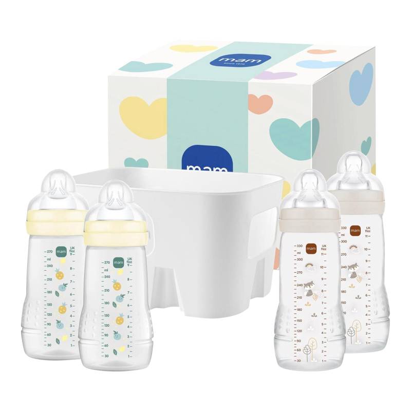Mam 5-tlg. Easy Active Flaschen Set mit Korb Mam 5-tlg. Easy Active Flaschen Set mit Korb von MAM