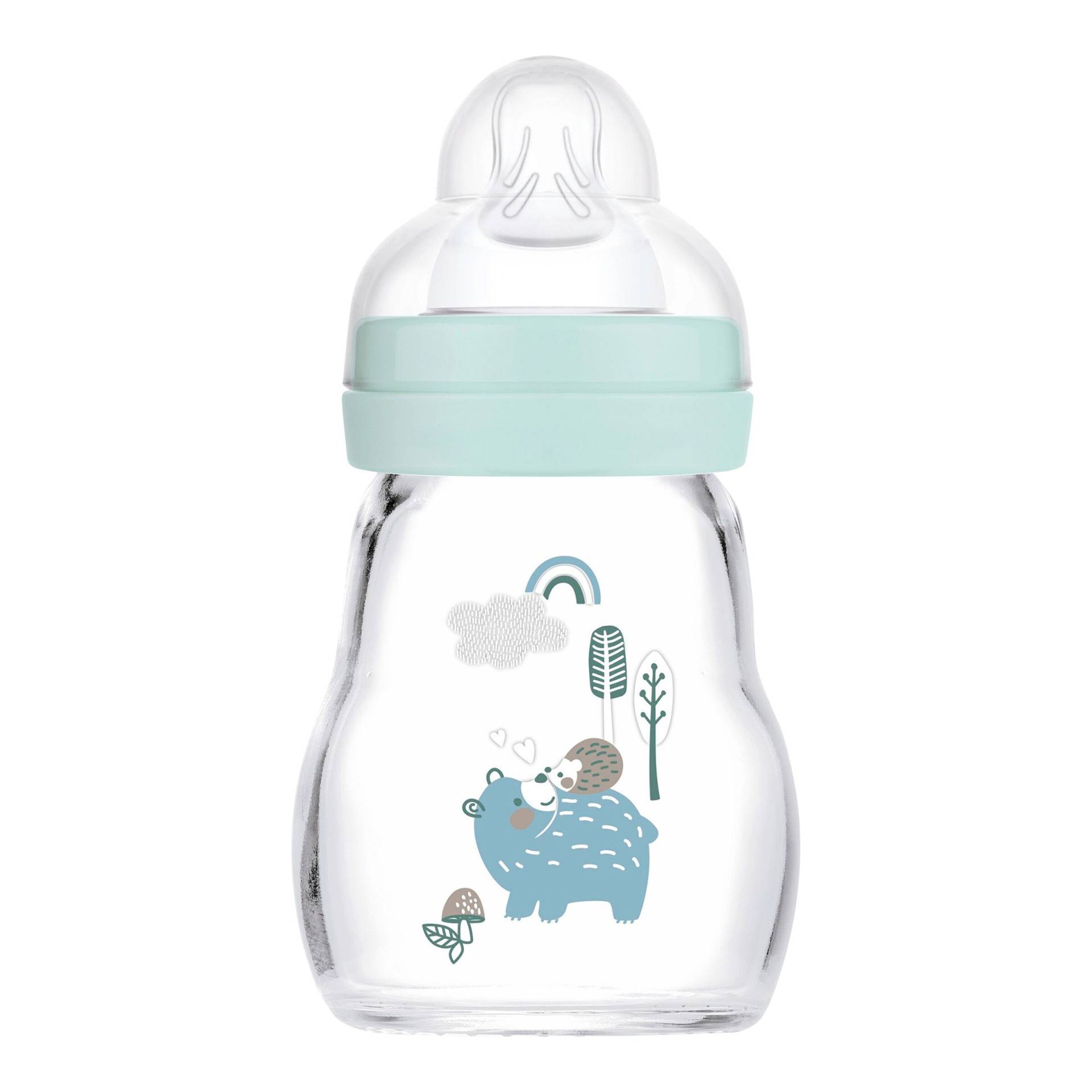 Mam Babyflasche Feel Good matt, Glas, 170 ml, ab 0M von MAM