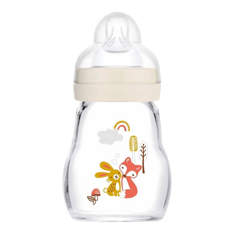 Mam Babyflasche Feel Good matt, Glas, 170 ml, ab 0M von MAM