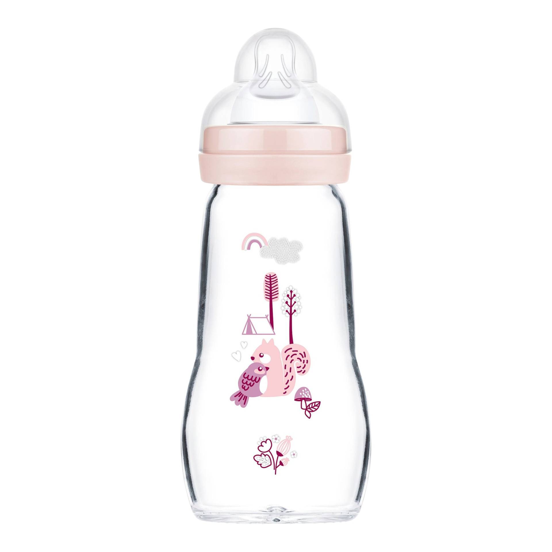 Mam Babyflasche Feel Good matt, Glas, 260 ml, ab 0M von MAM