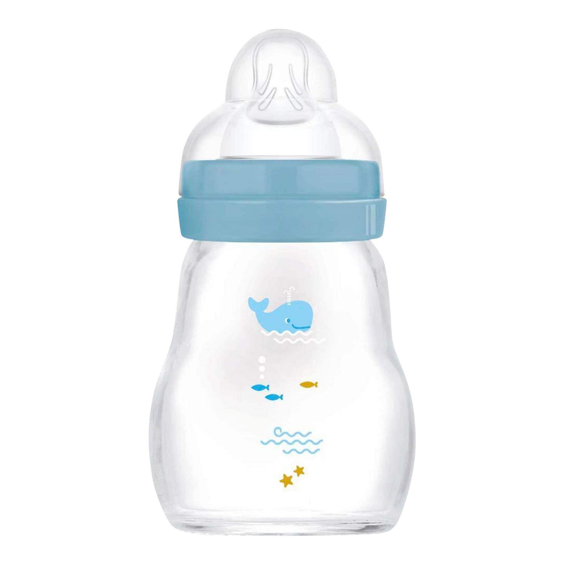 Mam Babyflasche Feel Good matt, Glas, 170 ml, ab 0M Mam Babyflasche Feel Good matt, Glas, 170 ml, ab 0M von MAM