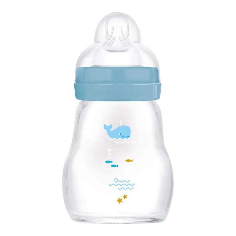 Mam Babyflasche Feel Good matt, Glas, 170 ml, ab 0M von MAM