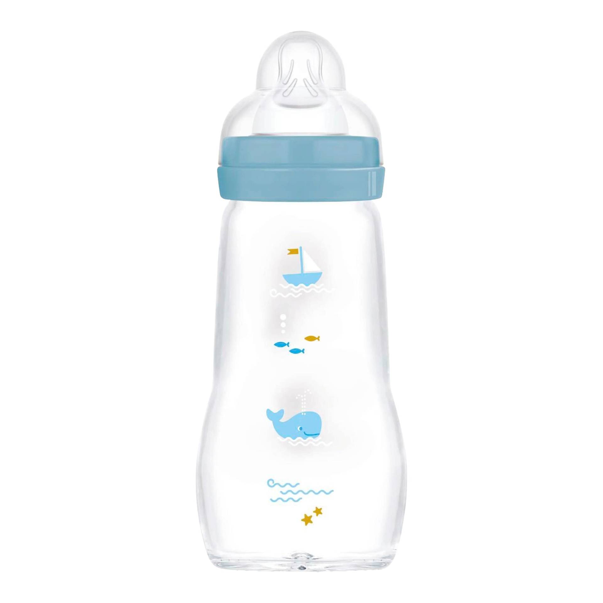 Mam Babyflasche Feel Good matt, Glas, 260 ml, ab 0M von MAM