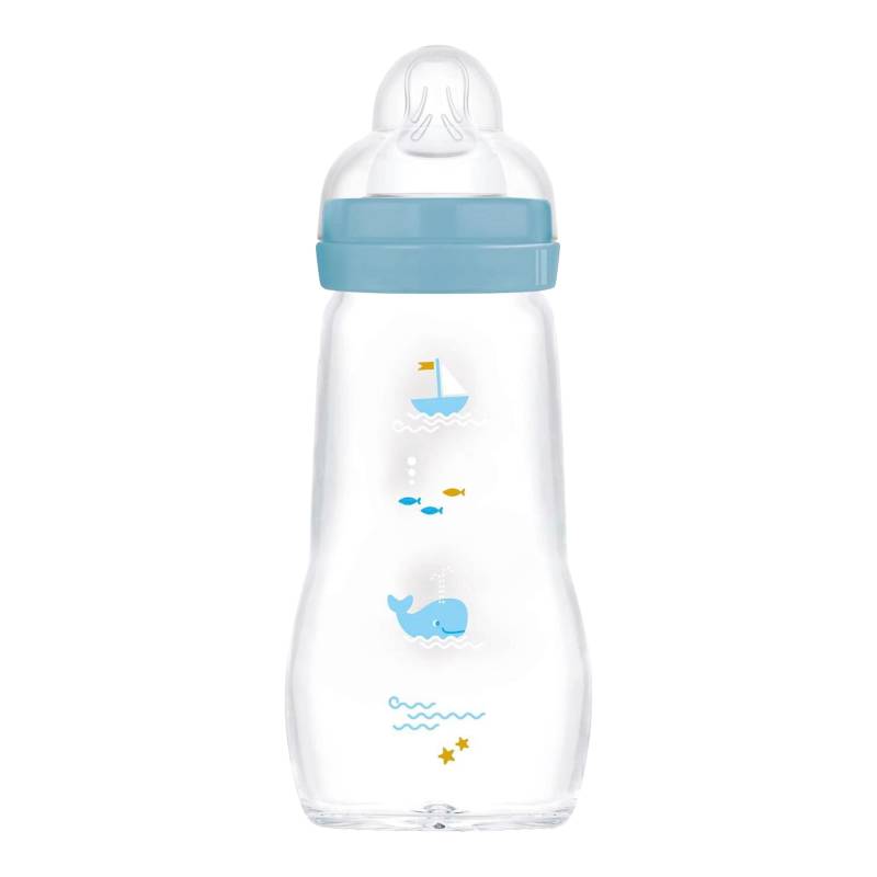 Mam Babyflasche Feel Good matt, Glas, 260 ml, ab 0M von MAM