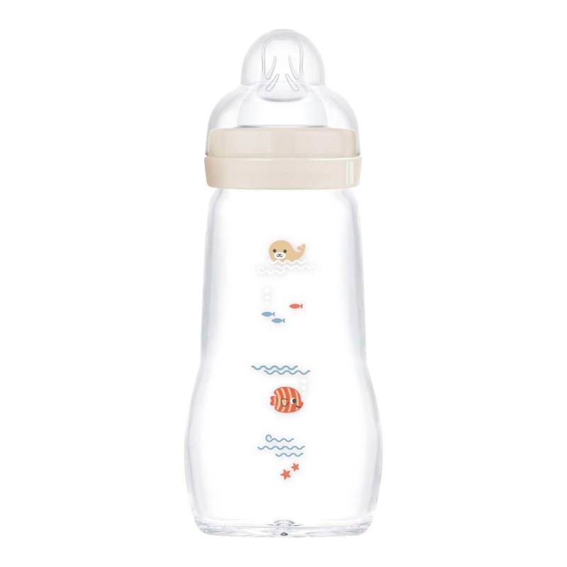 Mam Babyflasche Feel Good matt, Glas, 260 ml, ab 0M von MAM