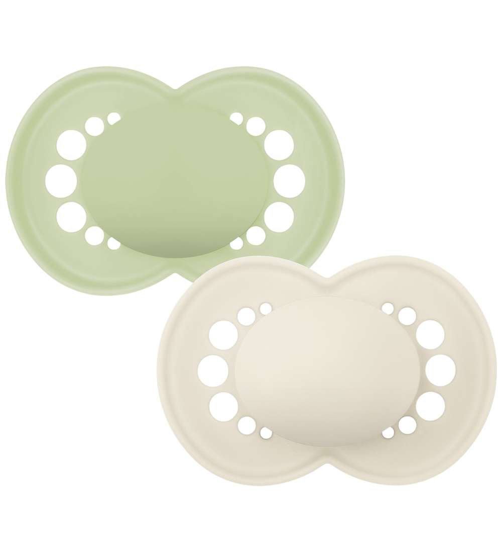 Mam Schnuller - Original - 2er-Pack - 16-36 Mt. - Hellgrün/Creme - MAM - One Size - Schnuller Mam Schnuller - Original - 2er-Pack - 16-36 Mt. - Hellgrün/Creme - MAM - One Size - Schnuller von MAM
