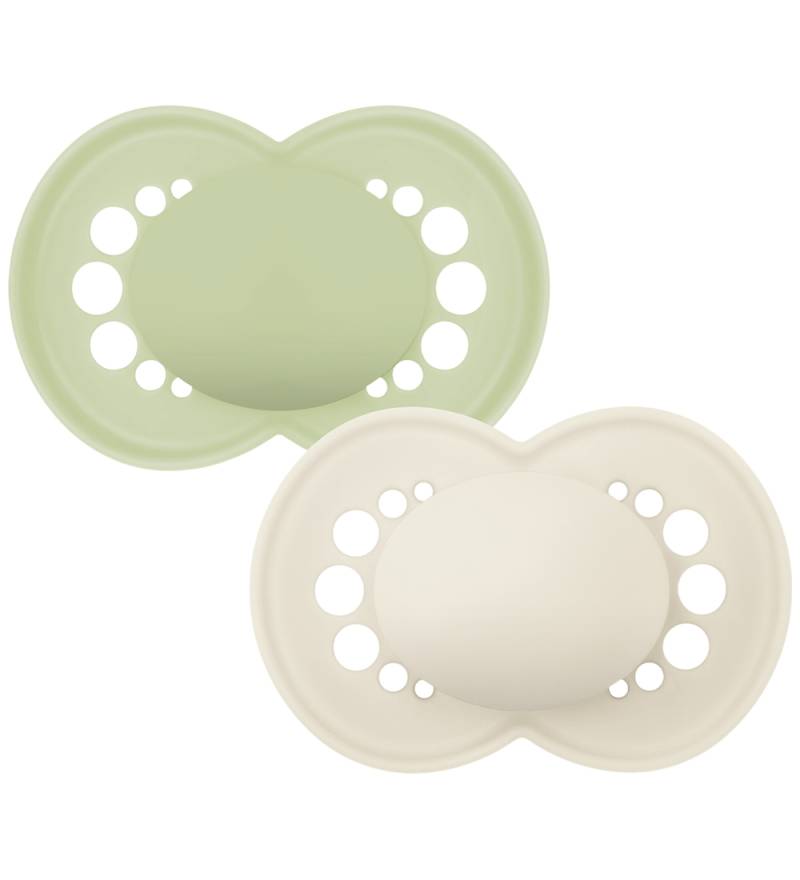 Mam Schnuller - Original - 2er-Pack - 6-16 Mt. - Hellgrün/Creme - MAM - One Size - Schnuller Mam Schnuller - Original - 2er-Pack - 6-16 Mt. - Hellgrün/Creme - MAM - One Size - Schnuller von MAM